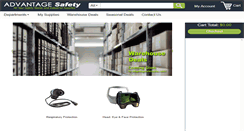 Desktop Screenshot of advantagesafetyplus.com